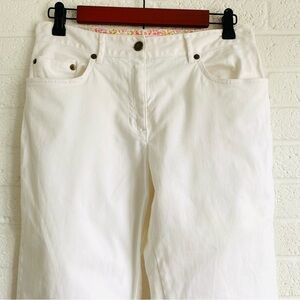 Jones New York 8P White Pants Capri Petite